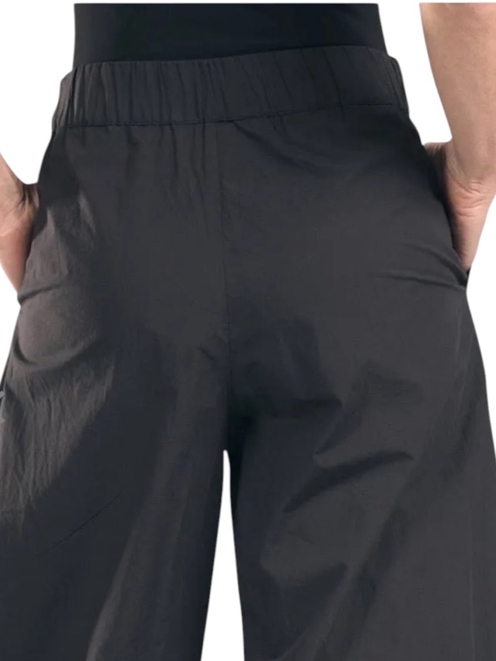 Alembika Urban Zen Colorblock Crop Pants Black Stone NWT Size 3 | US 10-12 FLAW - Picture 3 of 12